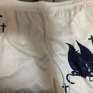 Beige Mesh Shorts “A”